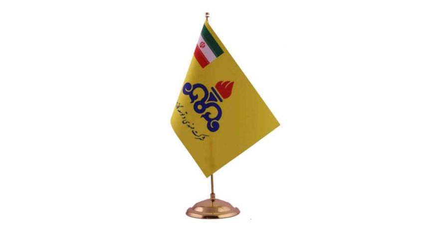 پرچم رومیزي دور لیزر (پایه فلزي